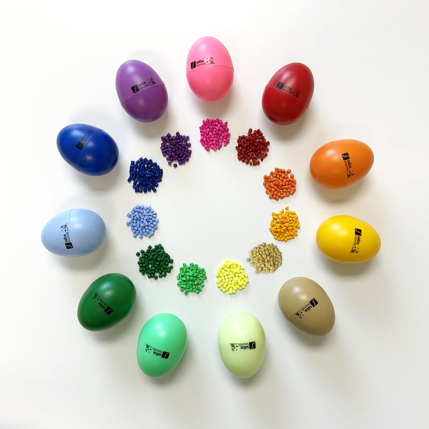 ABS Egg Plastic Shaker / Musical Easter Egg