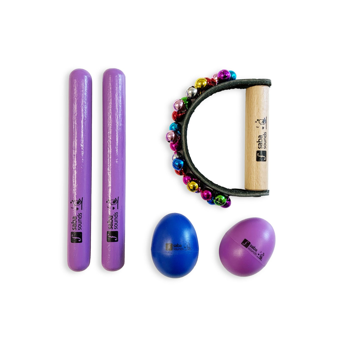 Musical Kit with Half Moon Sleigh Bells (5 Pieces)