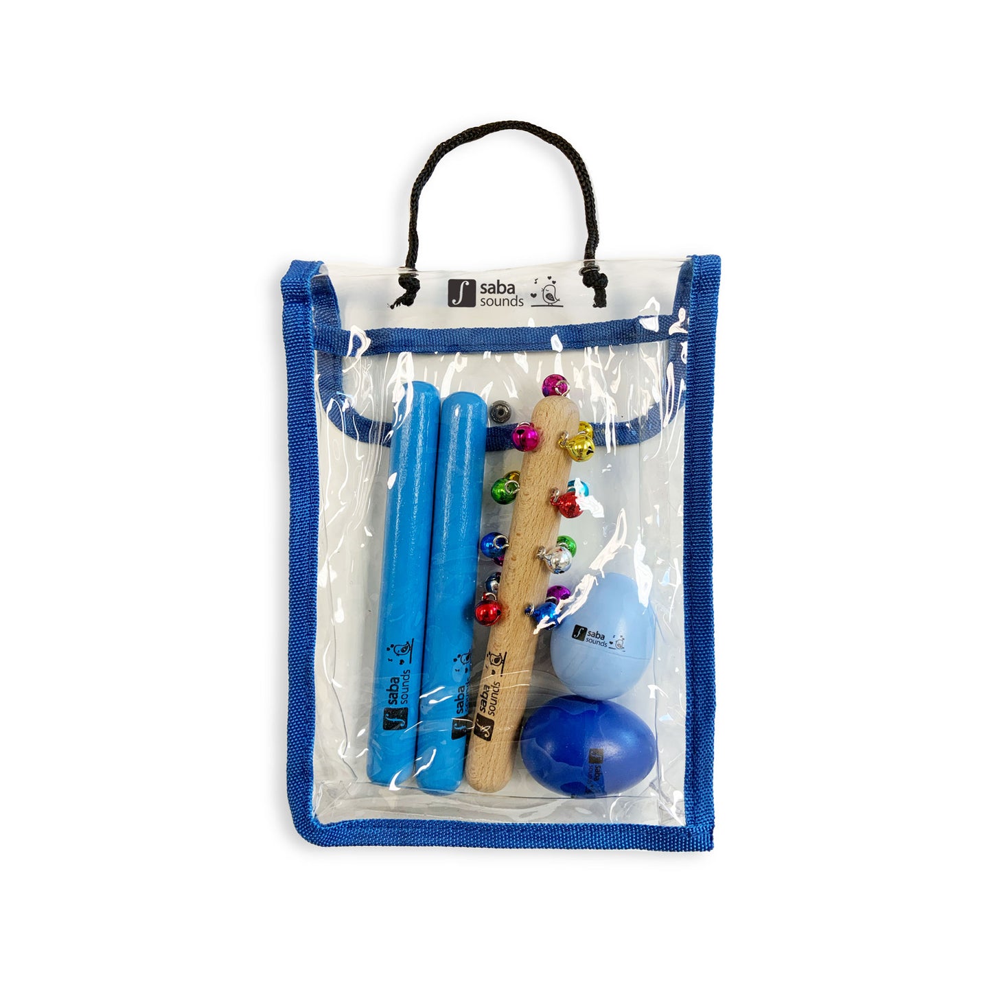 Musical kit With Wooden Handle Sleigh Bells (5 Pieces)